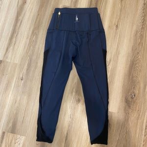 Dene Adams concealed carry tactical leggings navy blue size L